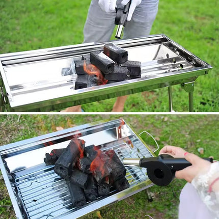 Barbecue Blower with Heat and UV Resistance, Non-stick, Waterproof, and Corrosion-Resistant Features