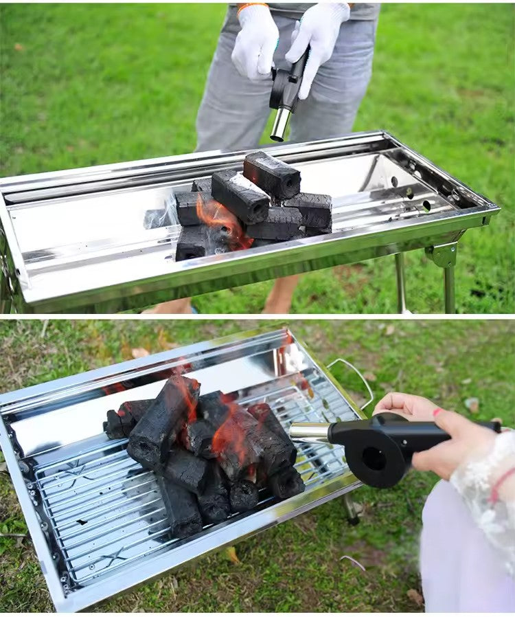 Barbecue Blower with Heat and UV Resistance, Non-stick, Waterproof, and Corrosion-Resistant Features