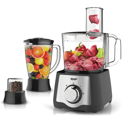 RAF 7-in-1 Food Processor | 600W | 1.5L Capacity | Multiple Blade Attachments | High-Speed Motor