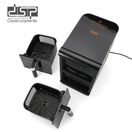 DSP Dual Air Fryer Stack 6L+6L 1700W with 13 Preset Menus