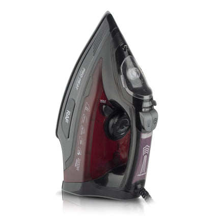 RAF Electric Steam Iron | 2600W | Ceramic Soleplate | Water Spray | Automatic Cleaning