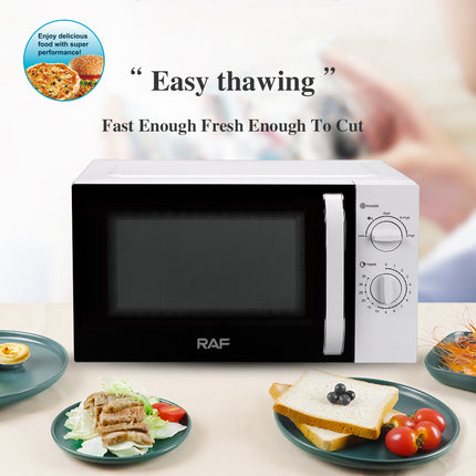 RAF Microwave Oven | 23L Large Capacity | 800W Speed Heating Power | Easy To Clean