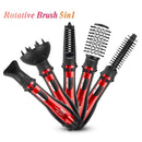 RAF 5-in-1 Rotative Brush Hair Styling Kit | 1200W | VDE D02 Plug | Multiple Attachments | Ideal for Versatile Hair Styling