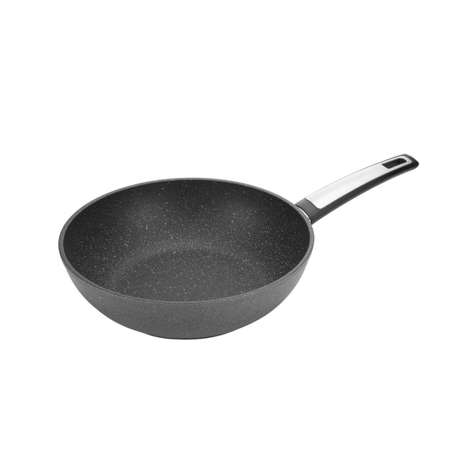 Tescoma Wok i-PREMIUM Stone ø 28 cm | crinkled non-stick coating | Suitable for all types of cookers  Dishwasher Safe