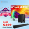 Combo Offer KB Elements  50" inch Television with Wireless Soundbar System