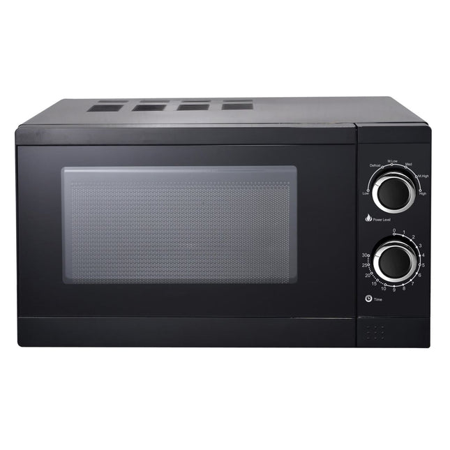 Microwave Oven Hausberg HB8005NG, 23L, 700W, Mechanical, Black
