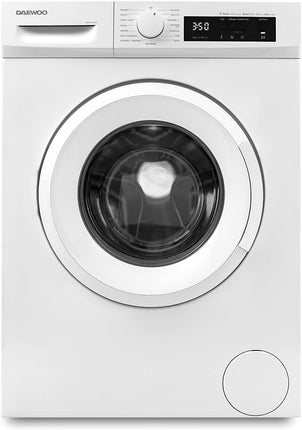 Daewoo Washing Machine Front Loader | 10KG | 1400 rpm | Advanced Inverter Motor | 15 Programs Including 15 Minutes Short Program | AquaStop | [Energy Class A]