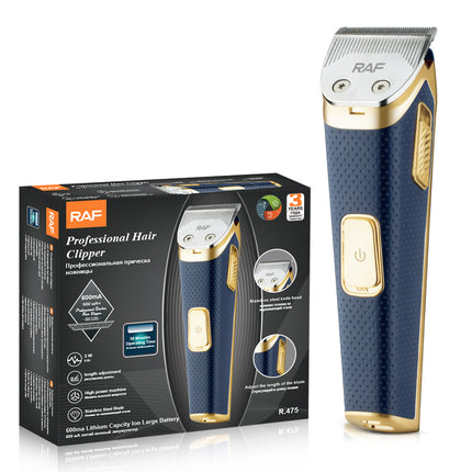 RAF Professional Hair Clipper 3W | length Adjustment | Haigh Power Machine | Stainless Steel Blade | 50 Mins Operating Time