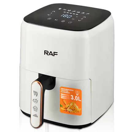 RAF Air Fryer 3L  | 1500W with Temperature Control and Multi-Purpose Functionality