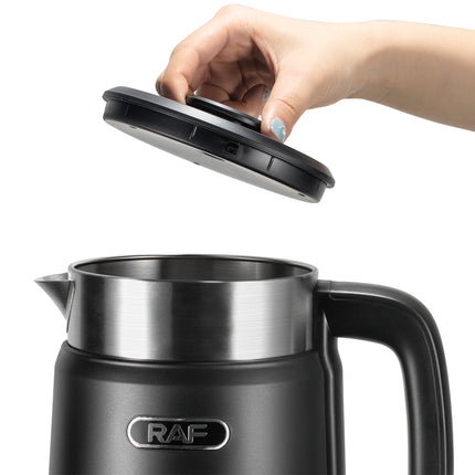 RAF Electric Kettle | 1850-2200W | Rapid Boiling | BPA Free | Lead Lamp | 360 Swivel Base| 3 years warranty