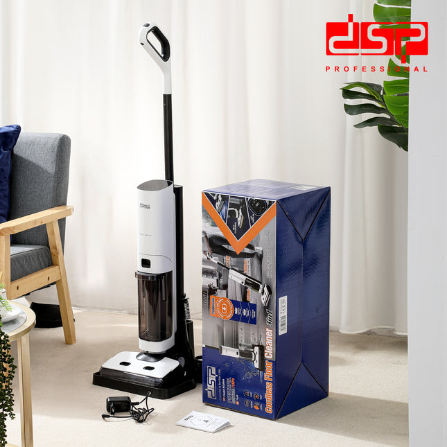 DSP 3-in-1 Cordless Floor Cleaner - Vacuum, Wash & Self-Clean