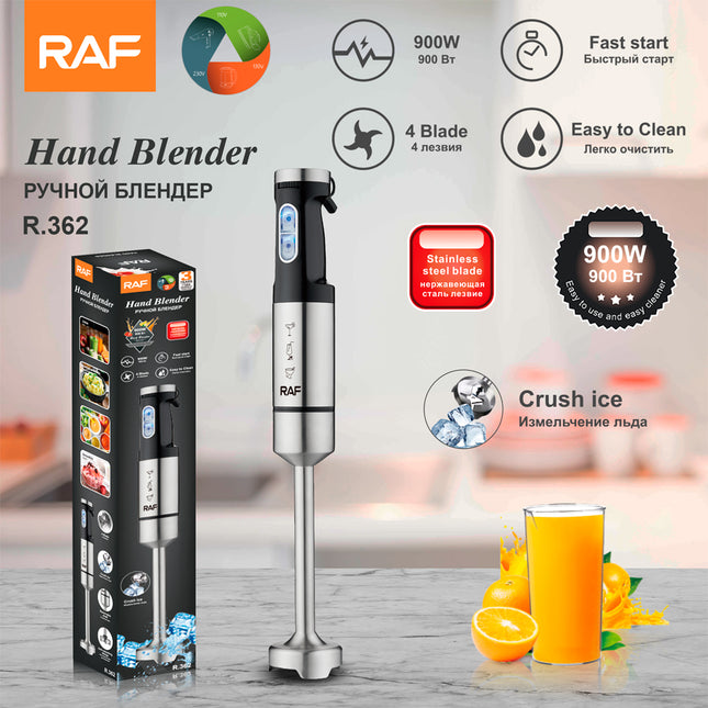 Hand blender  | Fast Start | 4 stainless Steel Blades | Crush ice | Easy to Clean