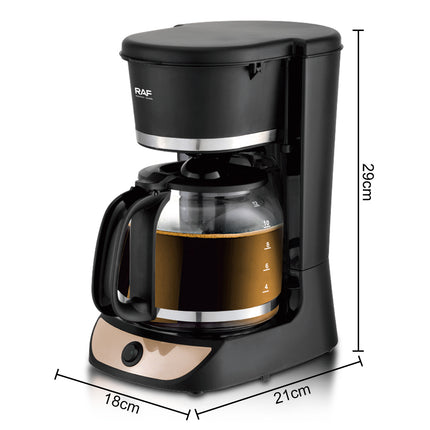 RAF Coffe Maker | 1.8L | 900W Anti-drip | Easy To Clean | Easy Operation