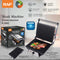 RAF 2000W Steak Machine with Two-Slide Toasting, Non-Stick Coated Plates, Cool Touch Design, Easy-to-Clean Features, and 180-Degree Opening