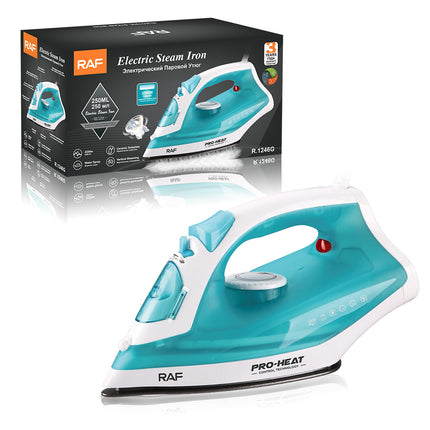 RAF Electric Steam Iron - 2200W - Water Spray - Ceramic Soleplate - Vertical Steaming