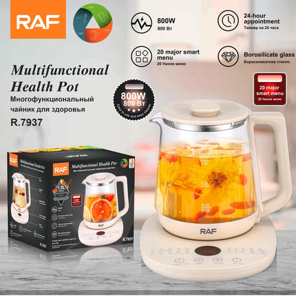 RAF Multifunctional Health Pot | 800W | 1.5L Capacity | Temperature Control |20 Major Smart Menu