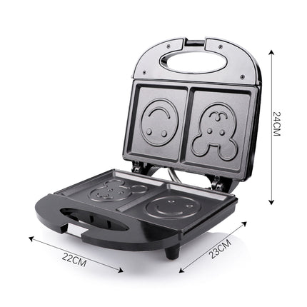Raf Sandwich Maker | 750W | Non-stick Coating | Double-Sided Heating | Easy to Clean
