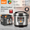 RAF 5L Electric Rice Cooker with 100W Power, Multi-Function Menu, Constant Temperature, and 24-Hour Appointment Feature
