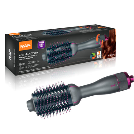 RAF 3-in-1 Hot Air Brush , Dryer and  Curler| 1200W | Reduced Comb Design | Rapid Heating | 360 Degree Swivel Cord |