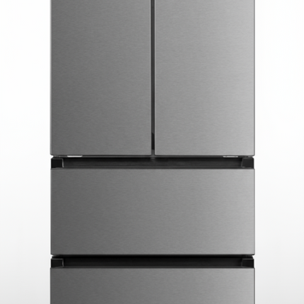 AVG American Style French Door Fridge Freezer with Double Drawer Freezer – Inox Finish