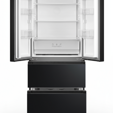 AVG American Style French Door Fridge Freezer with Double Drawer Freezer – Inox Finish