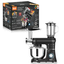 RAF Multifunctional Stand Mixer - 1400W Power, 10L Capacity, Includes Egg Cage, Cast Aluminium Hook, and More.