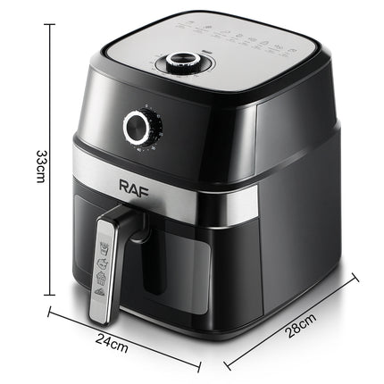 RAF Air Fryer 8L Capacity | 1350W | Oil can be reduced by 80% | Multi-Purpose Machine | 360 degrees Air Circulation