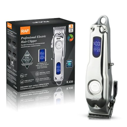 RAF Professional Electric Hair Clipper | High Power Machine | length Adjustment | Stainless Steel Blade