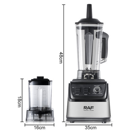 RAF Electric Blender | 2600W | Fast Start | Strong Power | 6 Blades | Easy To Clean
