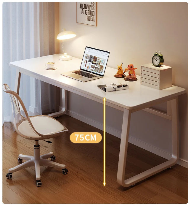Modern Home Office Desk with Metal Frame - Professional Workspace Solution