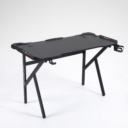 Prochimps Gaming Table with RGB and USB Cables - Cup Holder and Headset Hook