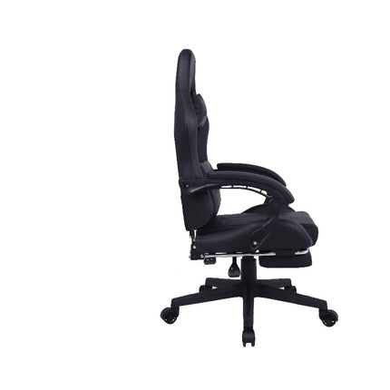 Dowinx Computer Gaming Office Chair | Adjustable Headrest | Massage Function for Waist Cushion | Supports up to 150KGS | PVC leather | steel frame