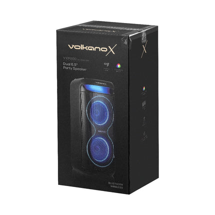 VolkanoX VXP200 Dual 6.5" Party Speaker  - Black