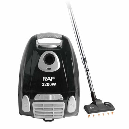 RAF Vacuum Cleaner | 1600W | Strong suction | Automatic cable reel | Washable and reusable bag included