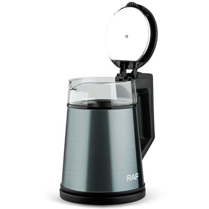 RAF Electric Kettle | 1500W Glass Kettle | 1.7L Capacity | Mixed Color | Copper Clad Aluminum Power Cord, and French Plug