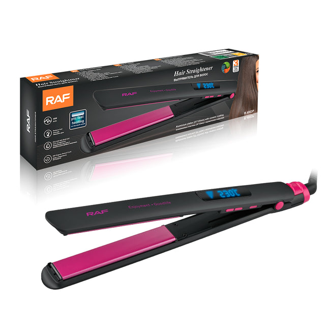 RAF Hair Straightener | Dry & Wet dual-use | Reduce Hair Damage | 360° Swivel Cord