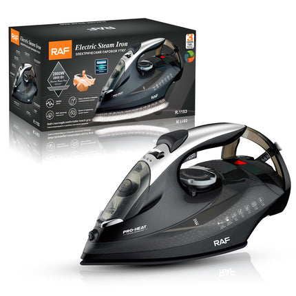 RAF Electric Steam Iron | 2800W | Burst of Steaming | Nano Ceramic Soleplate | Self Cleaning