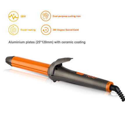 RAF 2-in-1 Hair Curler