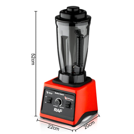 RAF 2-IN-1 Electric Blender | 800W | 3L Capacity | Fast Start | Strong Power | 8 Blades | Easy To Clean