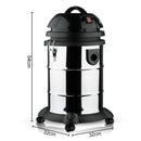 RAF Tank Vacuum Cleaner | 30L Capacity | 3000W | Clogging Protection, Wet and Dry