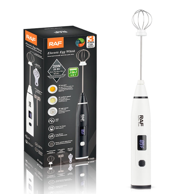 RAF 3-in-1  Electric Egg Whisk | 3 Speed Adjustment | Low Noise