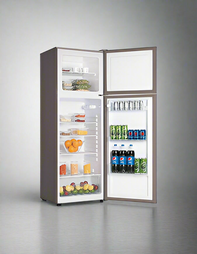 AVG - FRIDGE WITH TOP MOUNTED FREEZER , 209 LTR - STATIC - CLASS E | INOX
