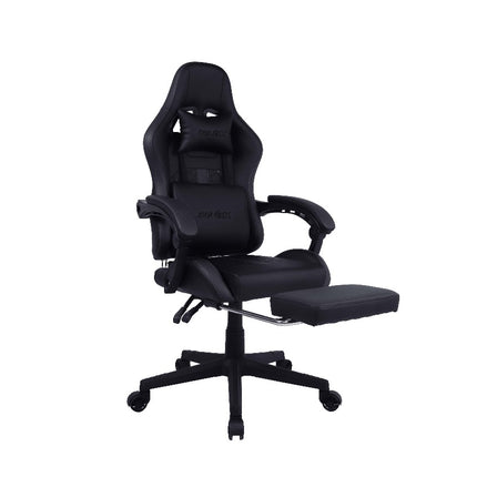 Dowinx Computer Gaming Office Chair | Adjustable Headrest | Massage Function for Waist Cushion | Supports up to 150KGS | PVC leather | steel frame