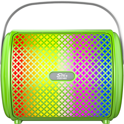 Portable Speaker | Bluetooth | USB | TF Card | FM Radio | Button Volume Control | Wireless Microphone