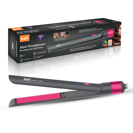 RAF Professional Hair Straightener with Ceramic Plates and Adjustable Temperature 422P