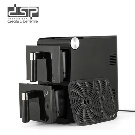 DSP Dual Air Fryer Stack 6L+6L 1700W with 13 Preset Menus