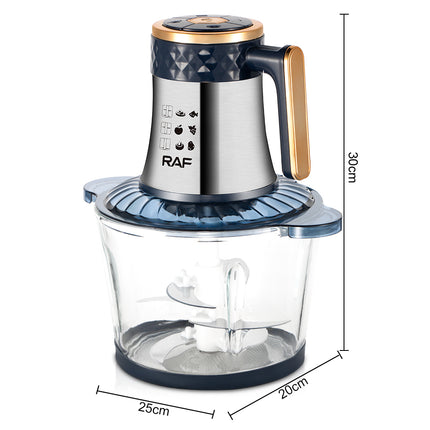 RAF Food Processor | 800W | 6 Sharp Blades | Low Noise | 3L Capacity