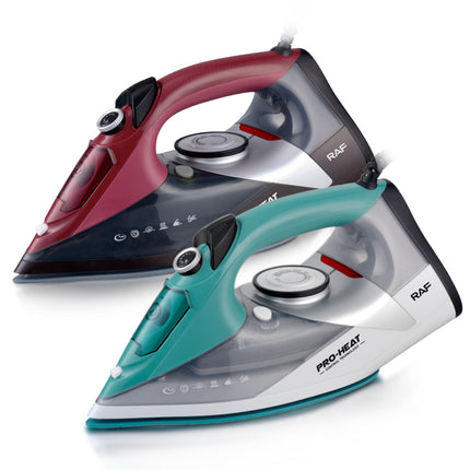 RAF Electric Steam Iron | 3000W | Vertical Steaming | Ceramic Soleplate | Water Spray | Powerfull Burst of Steam