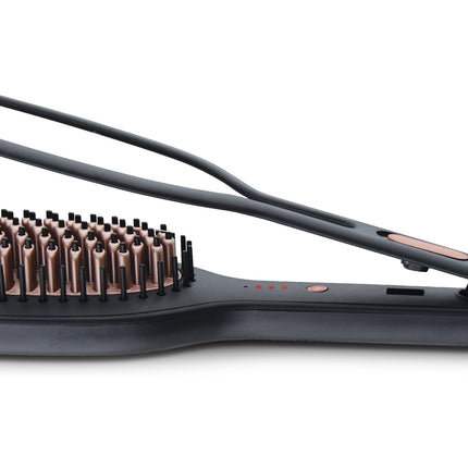 Kiwi Hair Brush | PTC heating element | Temperature Control | Auto Shut-off | 360° swivel power cord