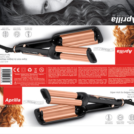 Kiwi Hair Styler | PTC heating component | Temperature Control | On/Off switch with LED indicator light